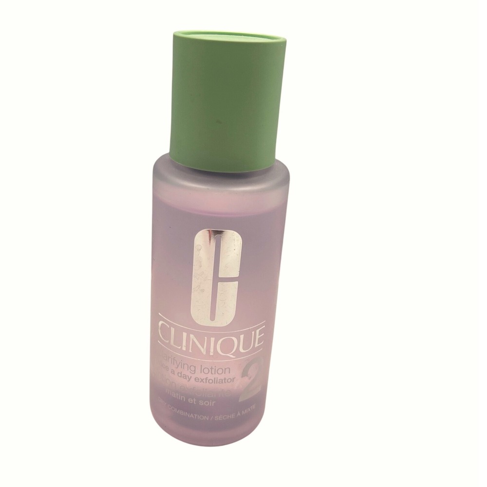 NEW Clinique Clarifying Lotion 2 Exfoliator‎ for Dry Combination Skin 6.7 Fl Oz